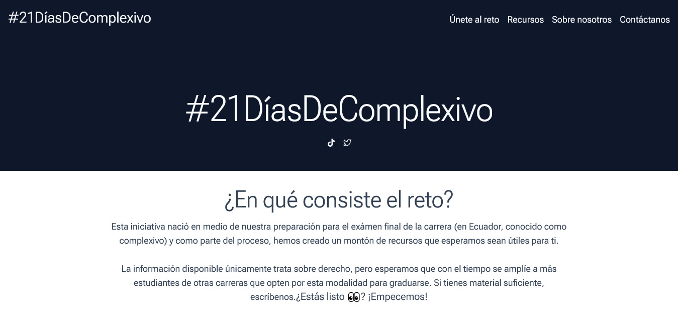 21DíasDeComplexivo homepage